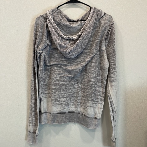 STAR WARS Women’s Super Soft Gray Distressed Look Hoodie with Logo Medium - Picture 3 of 4